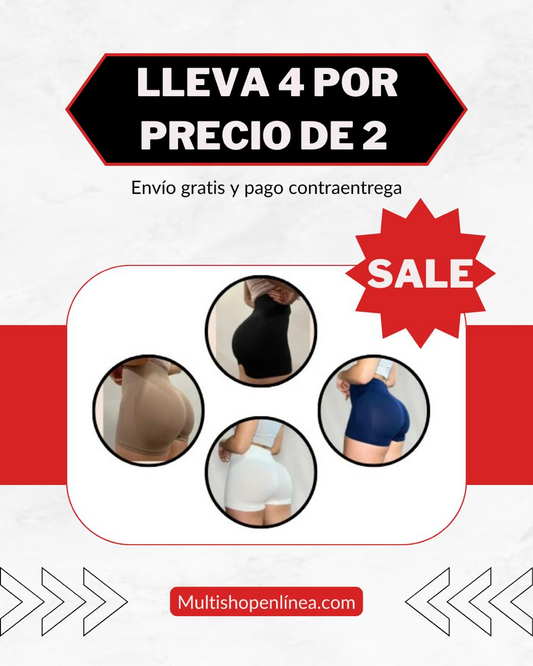 🔥🤯GRAN LIQUIDACION COMPRA 2 Y LLEVA 4 💯 PANTY LEVANTA COLA CON CONTROL DE ABDOMEN😍 🎉